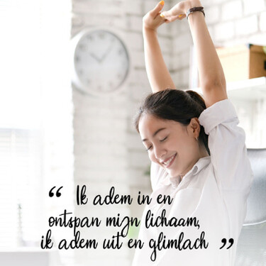 J'inspire et je calme mon corps, j'expire et je souris